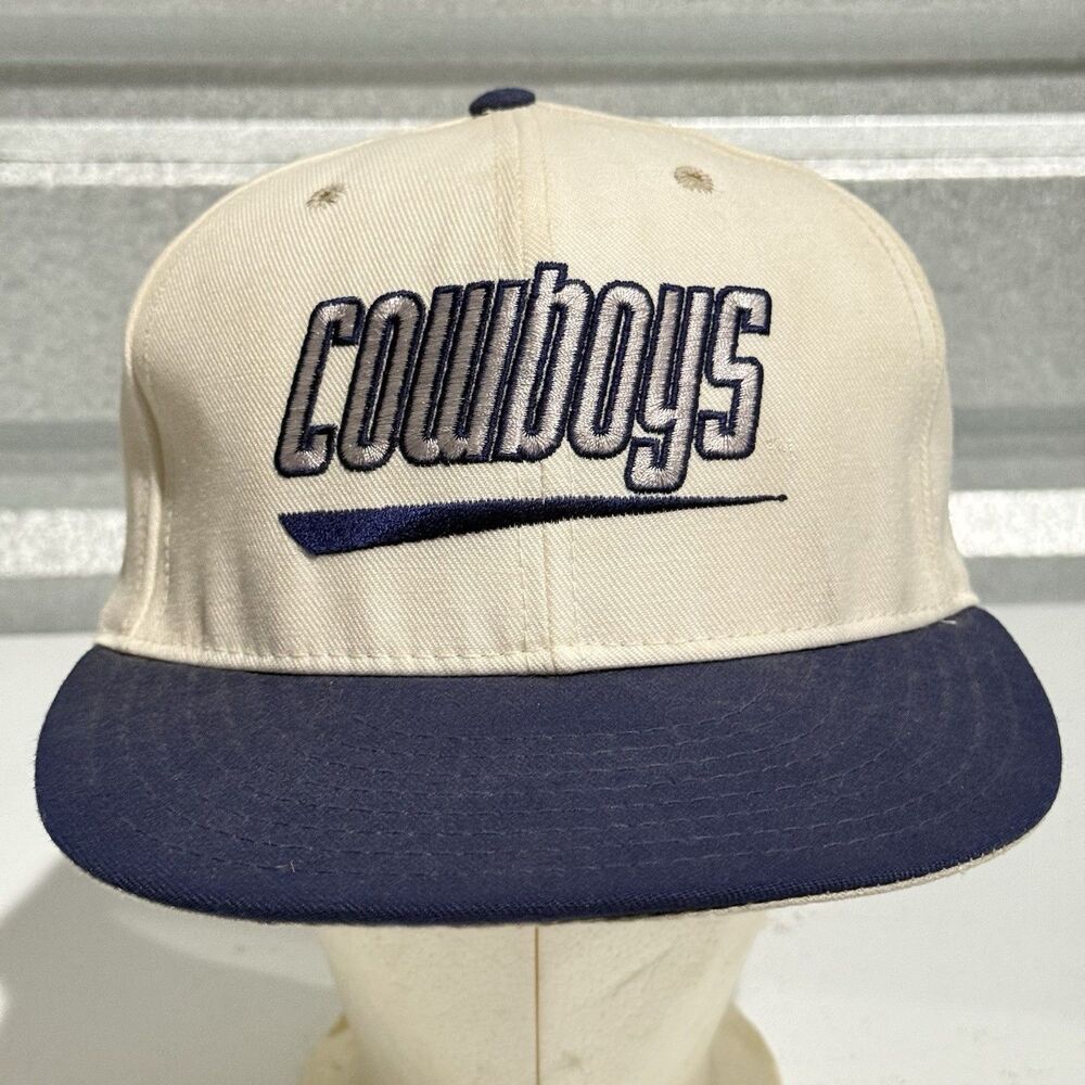 Vintage Dallas Cowboys Hat Double Logo ANNCO Fitted 7 1/4 NFL Football USA made
